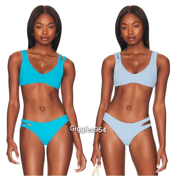 L*Space One Wave Top Breakers Bottoms Bikini Set - Picture 11 of 11